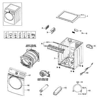 Diagram for DV409AER/XAA-0001