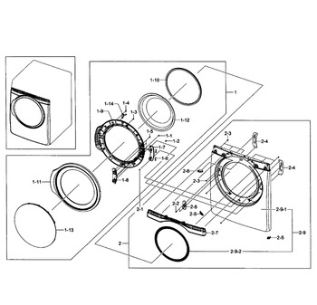 Diagram for DV431AEW/XAA-002