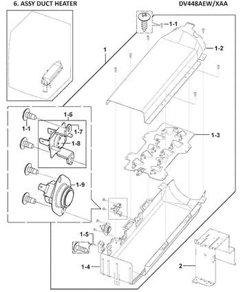 Diagram for DV448AEW/XAA-0000