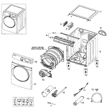 Diagram for DV448AGP/XAA-0001