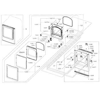 Diagram for DV45H7000GW/A2-0001