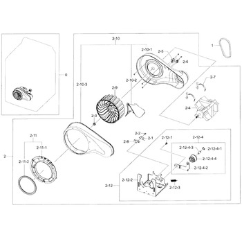 Diagram for DV45H7000GW/A2-0001