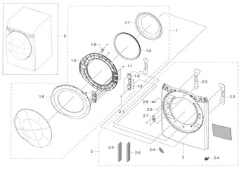 Diagram for DV45K6500EW/A3-0000