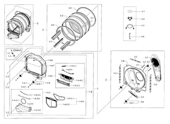 Diagram for DV48H7400EW/A2-0000