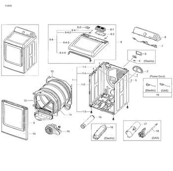 Diagram for DV48J7700EW/A2-0001