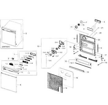 Samsung best sale dishwasher dw7933lraww