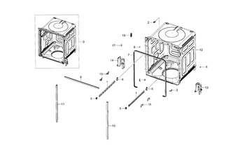 Diagram for DW80J3020UB/AA-0000