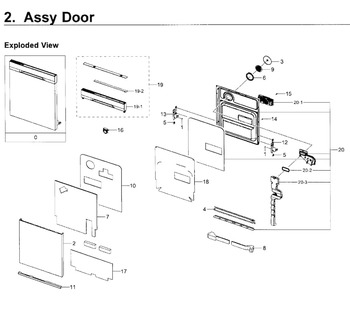 Diagram for DW80K5050UB/AA-0000