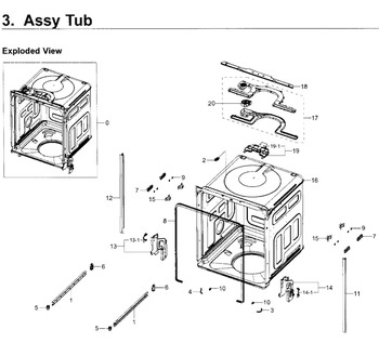 Diagram for DW80K5050UB/AA-0000