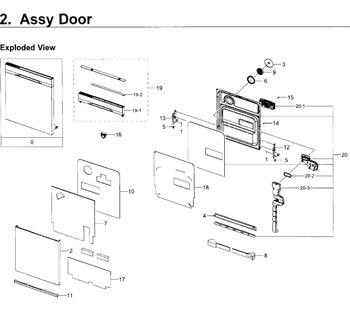 Diagram for DW80K5050UW/AA-0000