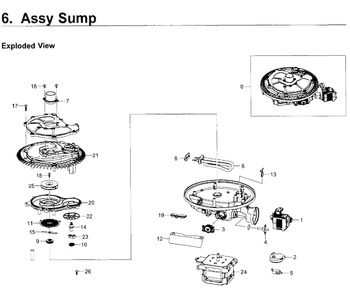 Diagram for DW80K5050UW/AA-0000