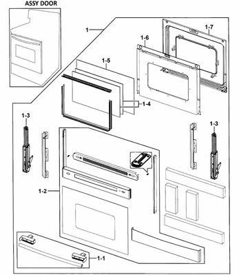 Parts for Samsung FTQ352IWUX/XAA Range & Oven