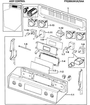 Diagram for FTQ386LWUX/XAA