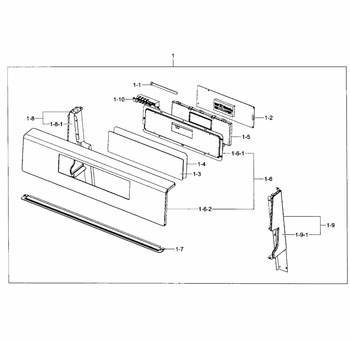 Samsung DG61-00570A Range Oven Bottom Liner