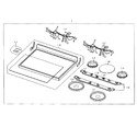 Diagram for 04 - Cooktop Assy