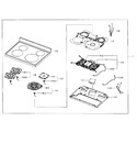 Diagram for 04 - Cooktop Assy