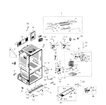 Diagram for RF220NCTAWW/AA-0001