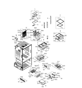 Diagram for RF260BEAESP/AA-0001