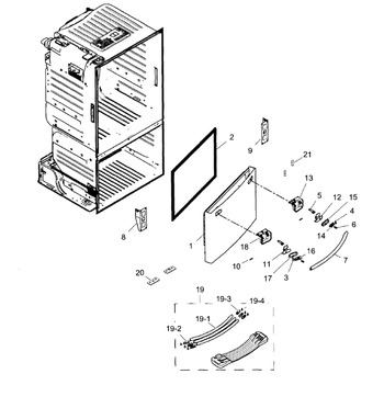 Diagram for RF261BEAESR/AA-0001