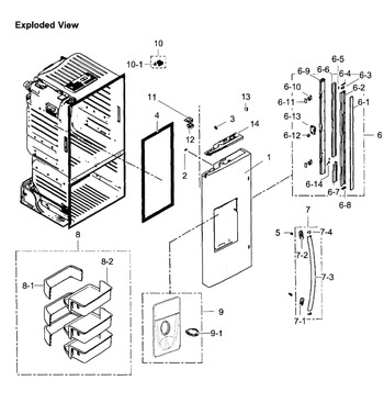 Diagram for RF261BEAESR/AA-0001