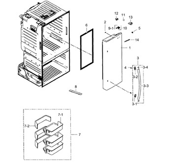 Diagram for RF261BEAEWW/AA-0001