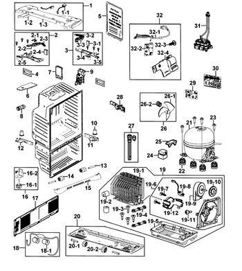 Diagram for RF26XAZRS/XAA-0000