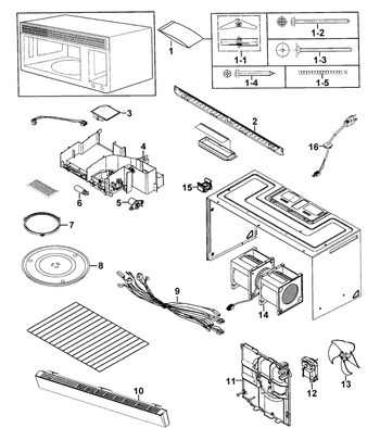 Diagram for SMH9151W/XAA-0000