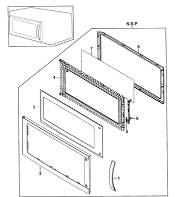 Diagram for SMH9151W/XAA-0000