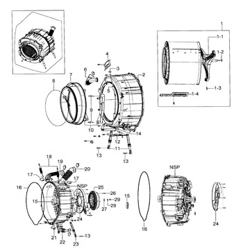 Diagram for WF316LAS/XAA-0000