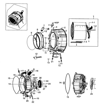 Diagram for WF317AAS/XAA-0000