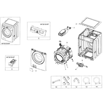 Diagram for WF361BVBEWR/A2-0001