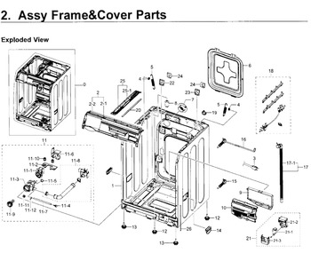 Diagram for WF419AAW/XAA-0003