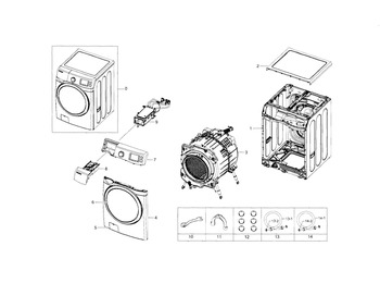 Diagram for WF433BTGJWR/A1-0000