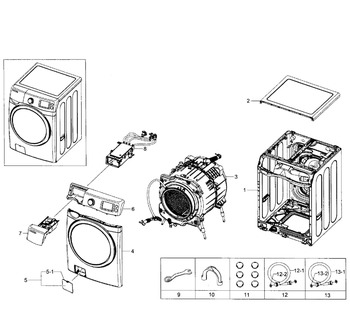 Diagram for WF435ATGJWR/A1-0001