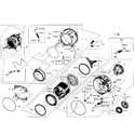 Diagram for 03 - Tub/drum Assy