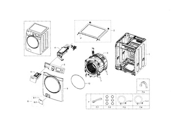 Diagram for WF448AAE/XAA-0001