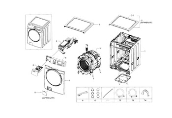 Diagram for WF448AAP/XAA-0007