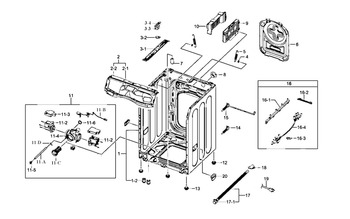 Diagram for WF511ABR/XAA-0001