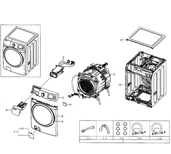 Diagram for WF511ABR/XAA-0004