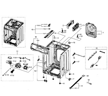 Diagram for WF511ABR/XAA-0004