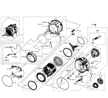 Diagram for WF511ABR/XAA-0004