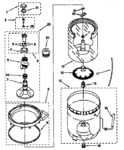 Diagram for 04 - Agitator, Basket And Tub