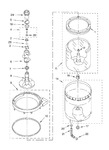 Diagram for 10 - Agitator, Basket And Tub Parts