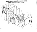 Diagram for 02 - Dryer Front Panel & Door Parts