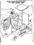 Diagram for 03 - Dryer Cabinet And Motor Parts