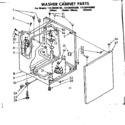 Diagram for 09 - Washer Cabinet Parts