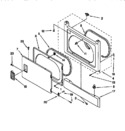 Diagram for 02 - Dryer Front Panel/door