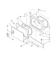 Diagram for 02 - Dryer Front Panel/door