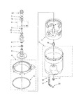 Diagram for 10 - Agitator, Basket And Tub