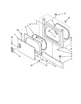 Diagram for 12 - Dryer Front Panel And Door